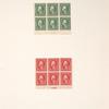 1c green Washington block of six