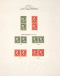 1c green Franklin pair