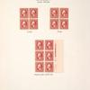 2c carmine Washington block of four