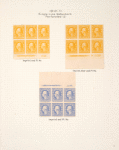 10c yellow Washington block of six