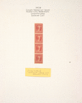 2c carmine Lincoln Centenary of Birth strip of four