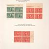 1c green Robert Livingston block of four