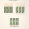1c green Franklin block of six
