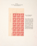 2c carmine Washington block of fifteen