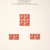 2c carmine Washington block of four