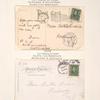 1c blue green Franklin coil single on post card