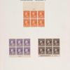 30c orange red Franklin block of six