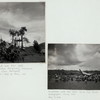 Departure of bier from ranté. Sa'adan Toradja Ma'peliang procession, Kondongan (near Rantepeo) ; Procession with the bier in a rice field
