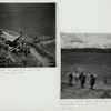 Procession with the bier in a rice field ; Ma'randing dancers follow the ma'peliang procession