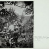 Removing coffin from bier before ascent toward liang