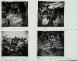 Market scene in Rantepao ; Sa'adan Toradja buying drinks at market in Rantepao ; Sa'adan Toradja with bamboo "bottles" at market in Rantepao ; Sa'adan Toradja rice vendor at market in Rantepao