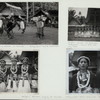Ma'randing dancers at Kalambe (top left) ; Ma'gellu' dancers at Kalambe (top right, bottom left & right)