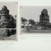 Maligai stupa, Muara Takus, Kampar District, Central Sumatra, Buddhist (left) ; Biaro Bahal I, Padang Lawas, Tapanuli, North Sumatra, Buddhist (right)