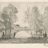 [Le lac du Bois de Boulogne.]