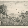 Extrémité du lac du Bois de Boulogne.