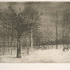 Hiver (ou Le loup dans la neige).
