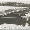 Pontoon bridge across James River above Jones Landing, view from south side.