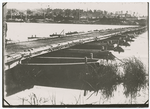 Pontoon bridge across James River above Jones Landing, view from south side.
