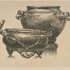 Deux vases japonais, en bronze.