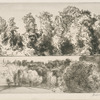 Deux études de paysage sur la même planche.