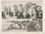 Deux études de paysage sur la même planche.