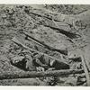 Dead soldier in trench, Petersburg.