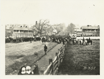 Union troops entering a city