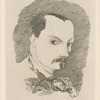 Baudelaire, d'après son propre dessin.