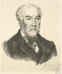 Adrien Dubouché, fondateur du musée céramique de Limoges, d'après nature.
