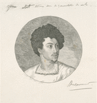 Alexandre Dumas, peint d'après nature à l'époque ou il composa Henri III, 1828.