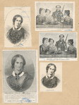 Charlotte Brontë [five images].