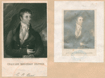Charles Brockden Brown [two portraits]