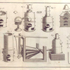Illustration of equipment used for chemical processing.