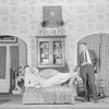 Alfred Lunt (Babe Callahan) and Earle Larimore (George Callahan), standing.