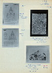 Pl. 2 & 5 of [J.L.A.] Brandes' Tjandi Singasari ; Bali traditional cloth painting Ardjuna Wiwaha scene, 12" x 9-1/4". Coll.: A.M. Bruyns ; I Gusti Njoman Lempad, Bali, Ubud, 1956. "Making lartar [?]" 12-1/2" x 10-1/4". Coll.: C. Holt