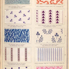 Cotton prints (mordant colours brightened with basic colors).