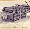 Brushing machine with 8 brush rollers, for back and face of cloth.