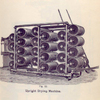 Upright drying machine.