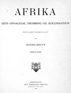 Afrika; dets opdagelse, erobring og kolonisation
