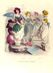 Traite des fleurs. [Flower market]