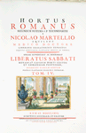 Hortus Romanus juxta systems Tournefortianum paulo [engrd. title page, V. 4]