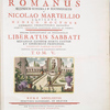 Hortus Romanus juxta systems Tournefortianum paulo [engrd. title page, V. 5]