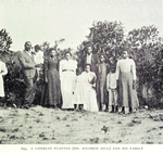 A Liberian planter (Mr. Solomon Hill) and his family