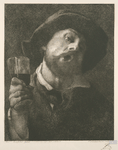 Un buveur, d'après Alexandre Lafond.
