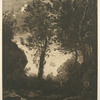 Paysage (Coucher de soleil), d'après Corot.