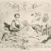 La peinture, panneau allégorique d'après Chaplin.