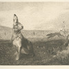 Le lièvre, d'après A. de Balleroy.