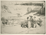 Les demoiselles du village [d'après Courbet.]