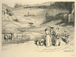 Les demoiselles du village [d'après Courbet].