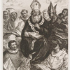Saint Basile [dictant sa doctrine, d'après Herrera le Vieux].